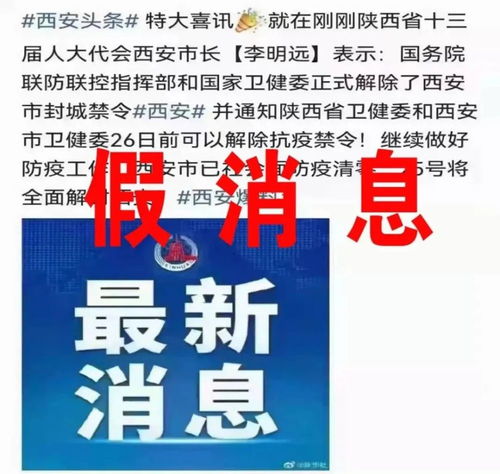 西安全面解封？警惕假消息，但網絡信息安全領域確有真佳音